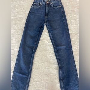 Zara Split Hem Jeans